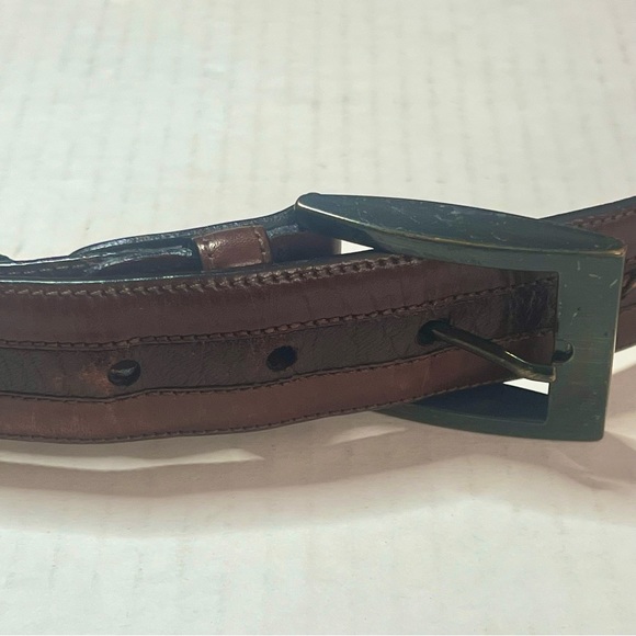 Mezlan Belt Made in Spain Leather Size 38 - Picture 11 of 16